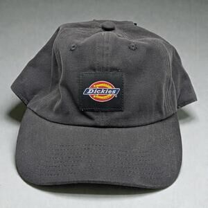 NWT Dickies Black Adjustable Baseball Cap Hat - WH300BK